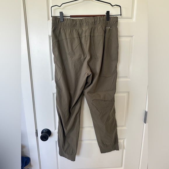 Eddie Bauer Tan Jogger Athletic Sweatpants with Elastic Waistband - Picture 2 of 3